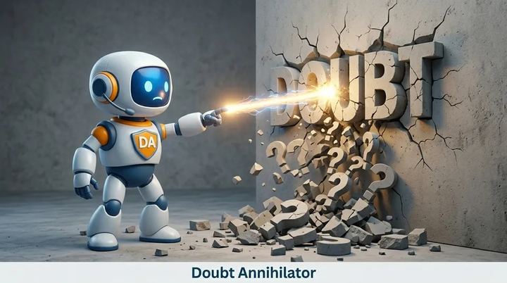 DA, the TutorDA robot, as the Doubt Annihilator